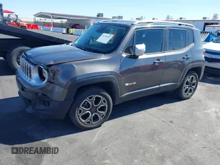 2016 Jeep Renegade Limited with VIN ZACCJBDT3GPD51130, listed as a IAAI auction lot 41725925 with 165,748 mi miles and . Bid and sale history available at DreamBid. Image 19.