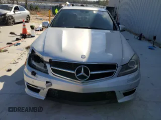 2012 Mercedes-Benz C 63 AMG with VIN WDDGF7HB1CA708788, listed as a Copart auction lot 46233845 with 164,262 mi miles and Salvage Title. Bid and sale history available at carsss.com. Image 5.
