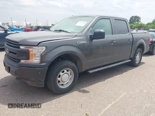 2018 Ford F-150 XL with VIN 1FTEW1EP3JKC12347, listed as a IAAI auction lot 42671554 with 177,086 mi miles and . Bid and sale history available at DreamBid. Image 2.