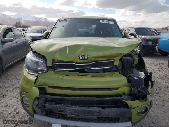 2019 Kia Soul + with VIN KNDJP3A54K7910384, listed as a Copart auction lot 48238035 with 77,426 mi miles and Salvage Title. Bid and sale history available at carsss.com. Image 5.