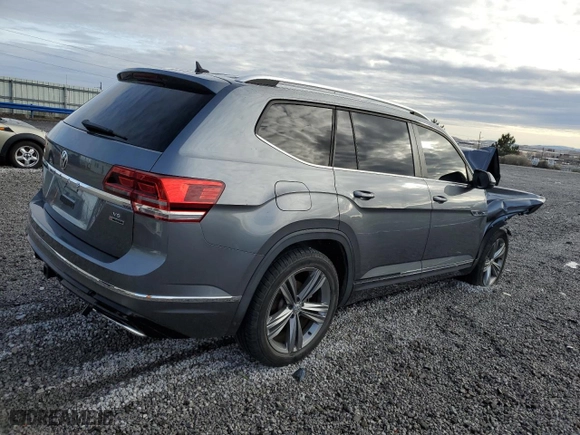 2019 Volkswagen Atlas 3.6L V6 SE w/Technology R-Line with VIN 1V2XR2CA1KC524598, listed as a Copart auction lot 85163674 with 124,944 mi miles and Salvage Title. Bid and sale history available at carsss.com. Image 3.