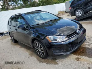2016 Volkswagen Golf SportWagen TSI S with VIN 3VWC17AU0GM521731, listed as a Copart auction lot 63561814 with 106,812 mi miles and Salvage Title. Bid and sale history available at carsss.com. Image 4.