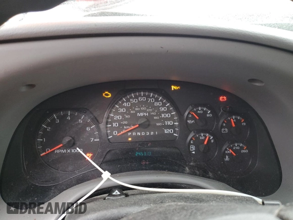 2007 Chevrolet TrailBlazer LS with VIN 1GNDT13S872161973, listed as a Copart auction lot 52760045 with 245,313 mi miles and Salvage Title. Bid and sale history available at carsss.com. Image 9.