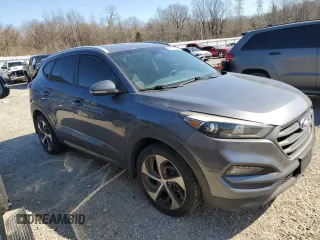 2016 Hyundai Tucson Sport with VIN KM8J33A21GU107702, listed as a Copart auction lot 46489365 with 112,534 mi miles and Salvage Title. Bid and sale history available at carsss.com. Image 4.