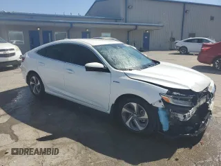 2019 Honda Insight EX with VIN 19XZE4F52KE018139, listed as a Copart auction lot 48791605 with 74,562 mi miles and Salvage Title. Bid and sale history available at carsss.com. Image 4.
