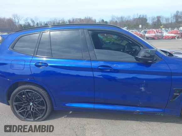 2024 BMW X3 M with VIN 5YM13EC07R9V73692, listed as a IAAI auction lot 41944954 with 5,224 mi miles and . Bid and sale history available at DreamBid. Image 13.