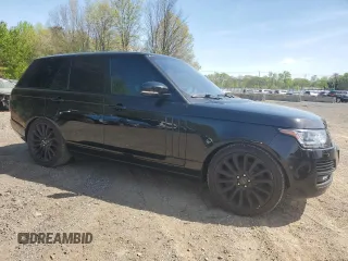 2016 Land Rover Range Rover Supercharged with VIN SALGS2EFXGA281755, listed as a Copart auction lot 49041905 with 87,781 mi miles and Clean title. Bid and sale history available at DreamBid. Image 4.