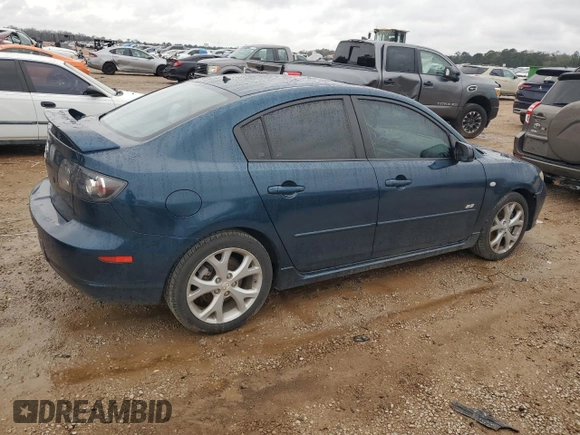 2007 Mazda 3 s Sport with VIN JM1BK323971762923, listed as a Copart auction lot 45624225 with 92,184 mi miles and Salvage Title. Bid and sale history available at carsss.com. Image 3.