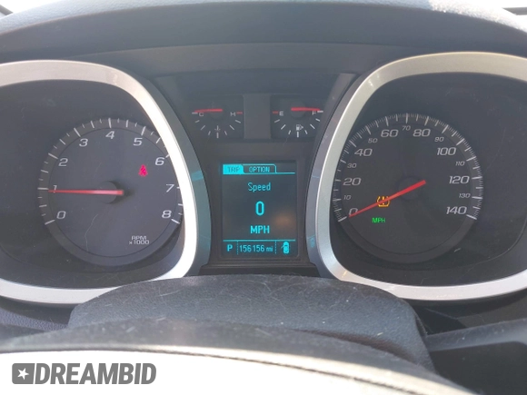 2013 Chevrolet Equinox LTZ with VIN 1GNFLGEK0DZ105067, listed as a IAAI auction lot 42102863 with 156,156 mi miles. Bid and sale history available at carsss.com. Image 7.