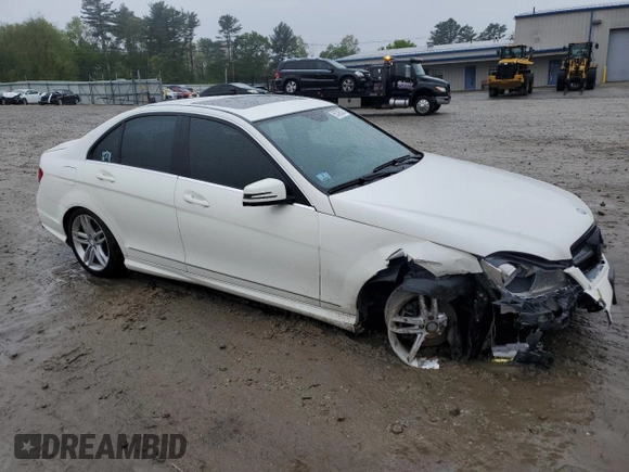 2012 Mercedes-Benz C 300 Sport with VIN WDDGF8BBXCF870761, listed as a Copart auction lot 55396305 with 74,812 mi miles and Clean Title. Bid and sale history available at DreamBid. Image 4.