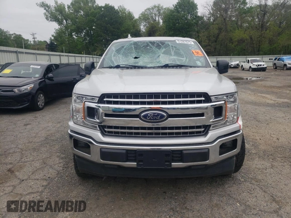 2018 Ford F-150 XL with VIN 1FTEW1C54JKD92360, listed as a Copart auction lot 51287875 with 0 mi miles and Salvage Title. Bid and sale history available at carsss.com. Image 5.