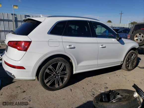 2019 Audi SQ5 Premium Plus with VIN WA1B4AFY4K2001038, listed as a Copart auction lot 85770894 with 47,364 mi miles and Salvage Title. Bid and sale history available at carsss.com. Image 3.