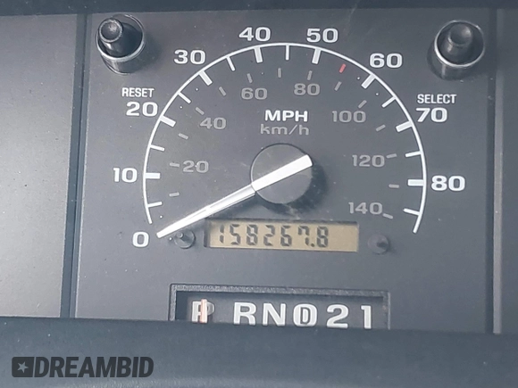1995 Ford F-150 with VIN 1FTEX15H0SKB60831, listed as a IAAI auction lot 42075580 with 158,267 mi miles. Bid and sale history available at carsss.com. Image 7.