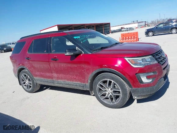 2016 Ford Explorer Sport with VIN 1FM5K8GT7GGB41871, listed as a IAAI auction lot 41696198 with 124,504 mi miles. Bid and sale history available at carsss.com. Image 14.