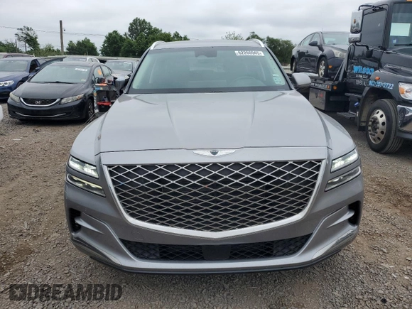 2024 Genesis GV80 with VIN KMUHBDSB0RU210037, listed as a Copart auction lot 62260945 with 26,985 mi miles and Clean title. Bid and sale history available at DreamBid. Image 5.