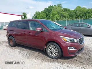 2019 Kia Sedona EX with VIN KNDMB5C11K6553401, listed as a IAAI auction lot 39471986 with 57,835 mi miles. Bid and sale history available at carsss.com. Image 1.