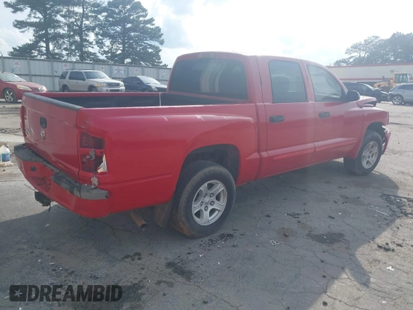 2005 Dodge Dakota SLT with VIN 1D7HE48N65S275384, listed as a IAAI auction lot 37842815 with Not Provided miles. Bid and sale history available at carsss.com. Image 4.
