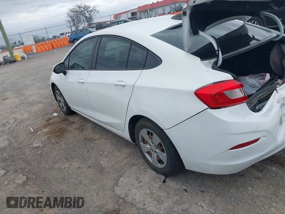 2018 Chevrolet Cruze LS with VIN 1G1BC5SMXJ7156254, listed as a IAAI auction lot 41833328 with Not Provided miles and . Bid and sale history available at DreamBid. Image 3.