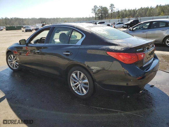 2017 Infiniti Q50 3.0t Premium with VIN JN1EV7AP5HM735138, listed as a Copart auction lot 43696675 with 107,317 mi miles and Salvage Title. Bid and sale history available at carsss.com. Image 2.