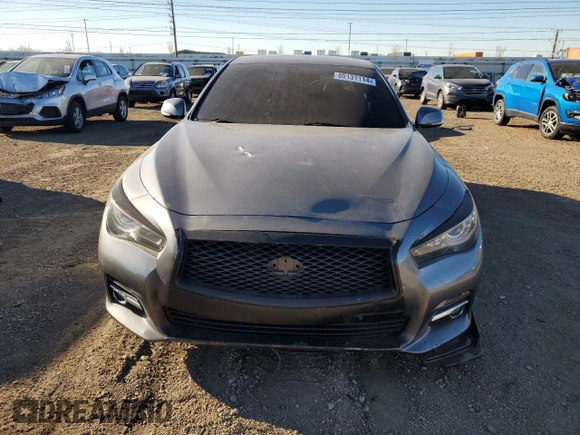 2017 Infiniti Q50 3.0t Signature Edition with VIN JN1EV7AR1HM840874, listed as a Copart auction lot 80131114 with 118,979 mi miles and Salvage Title. Bid and sale history available at carsss.com. Image 5.