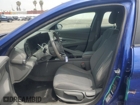 2023 Hyundai Elantra SEL with VIN 5NPLS4AG1PH105556, listed as a Copart auction lot 55594865 with 71,779 mi miles and Salvage Title. Bid and sale history available at DreamBid. Image 7.