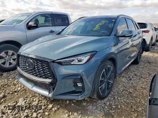 2023 Infiniti QX50 Sport with VIN 3PCAJ5FA6PF115972, listed as a Copart auction lot 45992055 with 27,121 mi miles and Salvage title. Bid and sale history available at DreamBid. Image 1.
