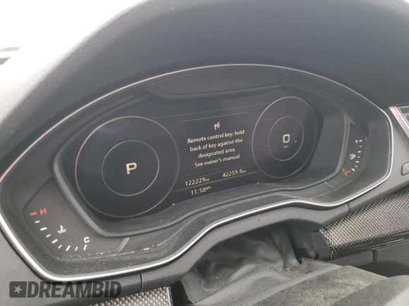 2018 Audi SQ5 Premium Plus with VIN WA1A4AFY4J2200469, listed as a Copart auction lot 82604433 with 122,229 mi miles and . Bid and sale history available at DreamBid. Image 9.