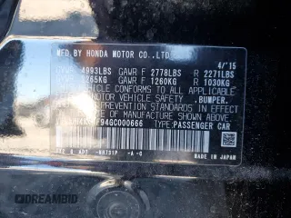 2016 Acura RLX Advance z VIN JH4KC1F94GC000666, wystawiony jako Copart lot #86443524 z przebiegiem 123 236 mil mil oraz Szkoda całkowita • Salvage title. Historia ofert i sprzedaży dostępna na DreamBid. Obrazek 15.