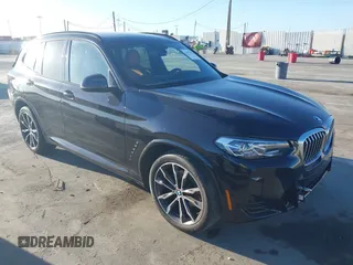 2022 BMW X3 sDrive30i with VIN WBX47DP08NN178195, listed as a IAAI auction lot 41692060 with 21,363 mi miles and . Bid and sale history available at DreamBid. Image 1.
