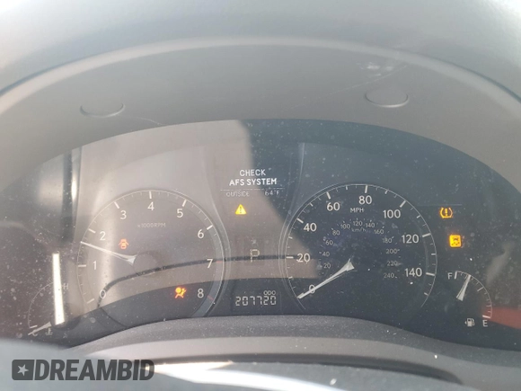 2011 Lexus RX 350 with VIN 2T2BK1BA5BC088692, listed as a Copart auction lot 45088375 with 207,720 mi miles and Salvage Title. Bid and sale history available at DreamBid. Image 9.
