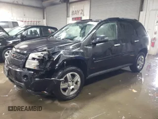 2008 Chevrolet Equinox LTZ with VIN 2CNDL83F786334645, listed as a Copart auction lot 45807265 with 125,490 mi miles and Salvage Title. Bid and sale history available at carsss.com. Image 1.