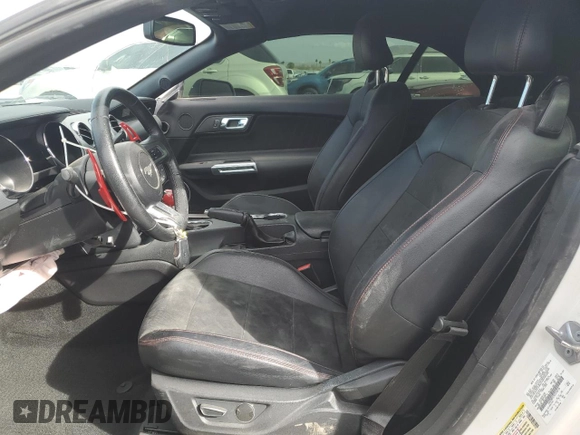 2017 Ford Mustang GT Premium with VIN 1FATP8FF7H5210716, listed as a Copart auction lot 44013595 with 49,092 mi miles and Salvage title. Bid and sale history available at DreamBid. Image 7.