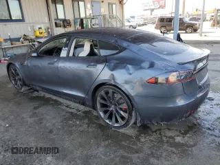 2018 Tesla Model S 75D with VIN 5YJSA1E48JF254615, listed as a Copart auction lot 49901715 with 109,694 mi miles and Salvage title. Bid and sale history available at DreamBid. Image 2.
