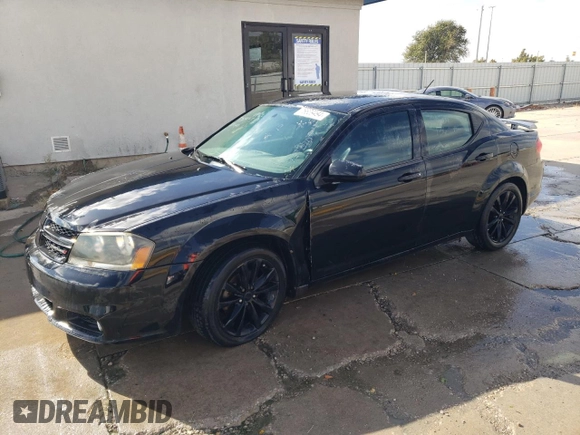 2013 Dodge Avenger SXT with VIN 1C3CDZCBXDN620709, listed as a Copart auction lot 76639494 with 136,571 mi miles and Clean title. Bid and sale history available at DreamBid. Image 1.