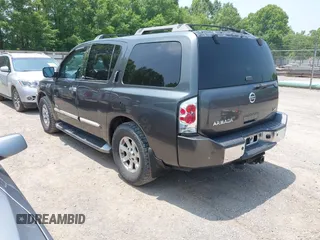 2005 Nissan Armada SE z VIN 5N1AA08B35N716999, wystawiony jako IAAI lot #42389230 z przebiegiem 185 588 mil mil oraz . Historia ofert i sprzedaży dostępna na DreamBid. Obrazek 3.