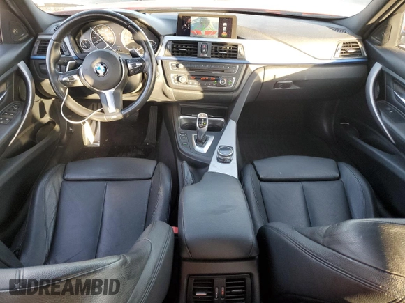 2014 BMW 3 Series 335i with VIN WBA3A9C51EF478886, listed as a Copart auction lot 49903845 with 107,491 mi miles and Salvage Title. Bid and sale history available at carsss.com. Image 8.