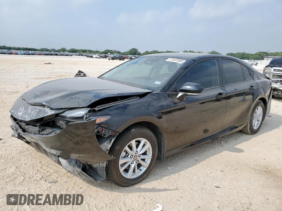 2025 Toyota Camry LE с VIN 4T1DBADK6SU010844, выставлен на аукционе Copart как лот 57491995 с пробегом 9 964 миль миль и Списание • Salvage title. История ставок и продаж доступна на DreamBid. Изображение 1.