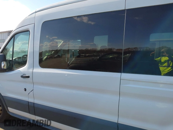 2018 Ford Transit Passenger XL with VIN 1FBAX2CM9JKA05167, listed as a IAAI auction lot 41010530 with 47,949 mi miles and . Bid and sale history available at DreamBid. Image 14.