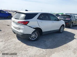 2024 Chevrolet Equinox LS with VIN 3GNAXHEG9RL298768, listed as a IAAI auction lot 41829973 with 10,897 mi miles. Bid and sale history available at carsss.com. Image 6.