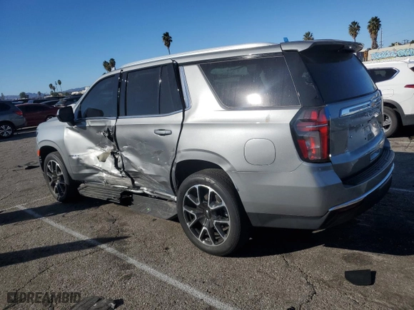 2023 Chevrolet Tahoe LS with VIN 1GNSCMKD6PR342346, listed as a Copart auction lot 83899094 with 19,245 mi miles and Salvage Title. Bid and sale history available at carsss.com. Image 2.