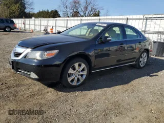 2009 Acura RL Tech Pkg with VIN JH4KB26609C002321, listed as a Copart auction lot 48279945 with 180,995 mi miles and Salvage Title. Bid and sale history available at carsss.com. Image 1.