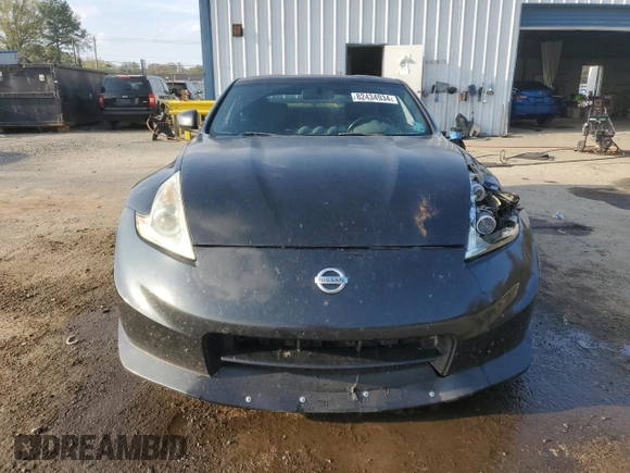 2010 Nissan 370Z Touring with VIN JN1AZ4EH5AM501219, listed as a Copart auction lot 82434934 with 158,411 mi miles and Salvage Title. Bid and sale history available at carsss.com. Image 5.