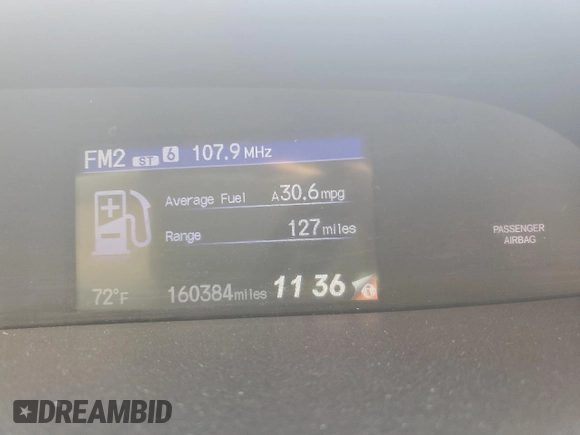 2015 Honda Civic Sedan LX with VIN 19XFB2F50FE285737, listed as a Copart auction lot 54292615 with 160,384 mi miles and Salvage Title. Bid and sale history available at carsss.com. Image 9.