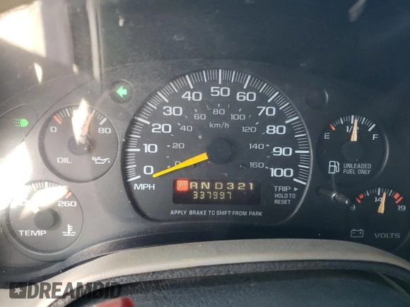 1997 Chevrolet Astro Cargo Van with VIN 1GCDM19W7VB208620, listed as a Copart auction lot 46125915 with 337,997 mi miles and Non Repairable. Bid and sale history available at carsss.com. Image 9.
