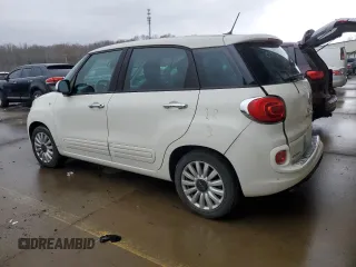 2014 FIAT 500L Easy with VIN ZFBCFABH3EZ028210, listed as a Copart auction lot 83995984 with Not Provided miles and Salvage Title. Bid and sale history available at DreamBid. Image 2.