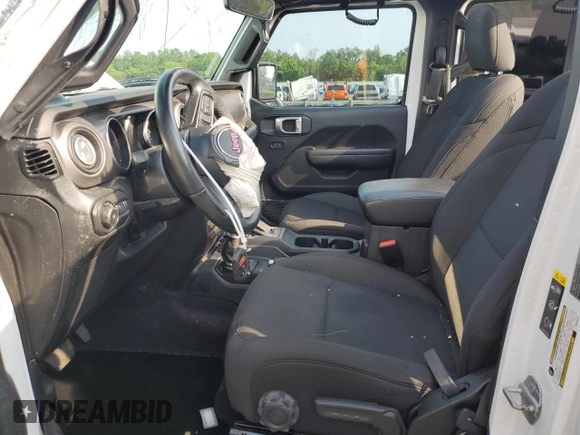 2021 Jeep Wrangler Unlimited 80th Anniversary z VIN 1C4HJXDG4MW794519, wystawiony jako Copart lot #60116105 z przebiegiem 25 708 mil mil oraz Szkoda całkowita • Salvage title. Historia ofert i sprzedaży dostępna na DreamBid. Obrazek 7.
