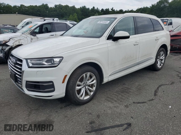 2018 Audi Q7 Premium Plus z VIN WA1LAAF71JD026440, wystawiony jako Copart lot #65244445 z przebiegiem Nie podano mil oraz Czysty tytuł • Clean title. Historia ofert i sprzedaży dostępna na DreamBid. Obrazek 1.