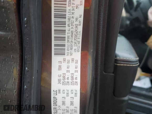 2014 Jeep Cherokee Limited with VIN 1C4PJMDS0EW241043, listed as a Copart auction lot 59284805 with Not provided miles and Salvage title. Bid and sale history available at DreamBid. Image 13.