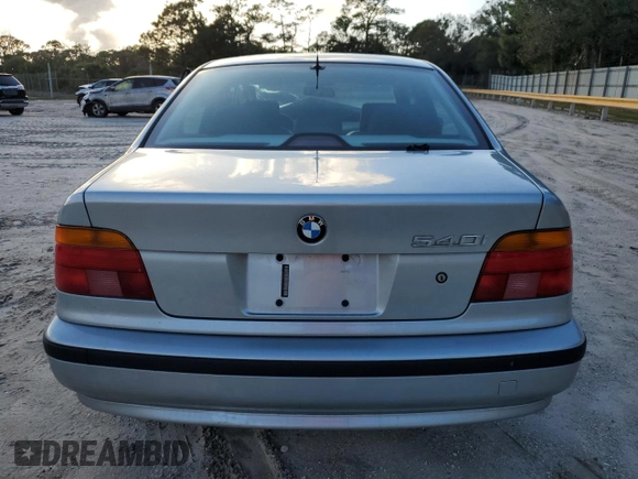 1998 BMW 5 Series 540i with VIN WBADE5327WBV93735, listed as a Copart auction lot 85789824 with 377,552 mi miles and Salvage Title. Bid and sale history available at DreamBid. Image 6.