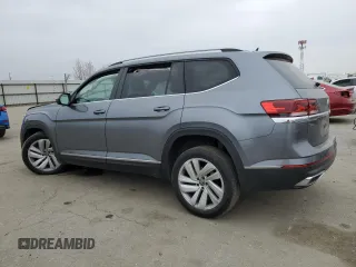 2021 Volkswagen Atlas SEL with VIN 1V2BP2CA0MC603750, listed as a Copart auction lot 85717244 with 39,303 mi miles and Salvage title. Bid and sale history available at DreamBid. Image 2.